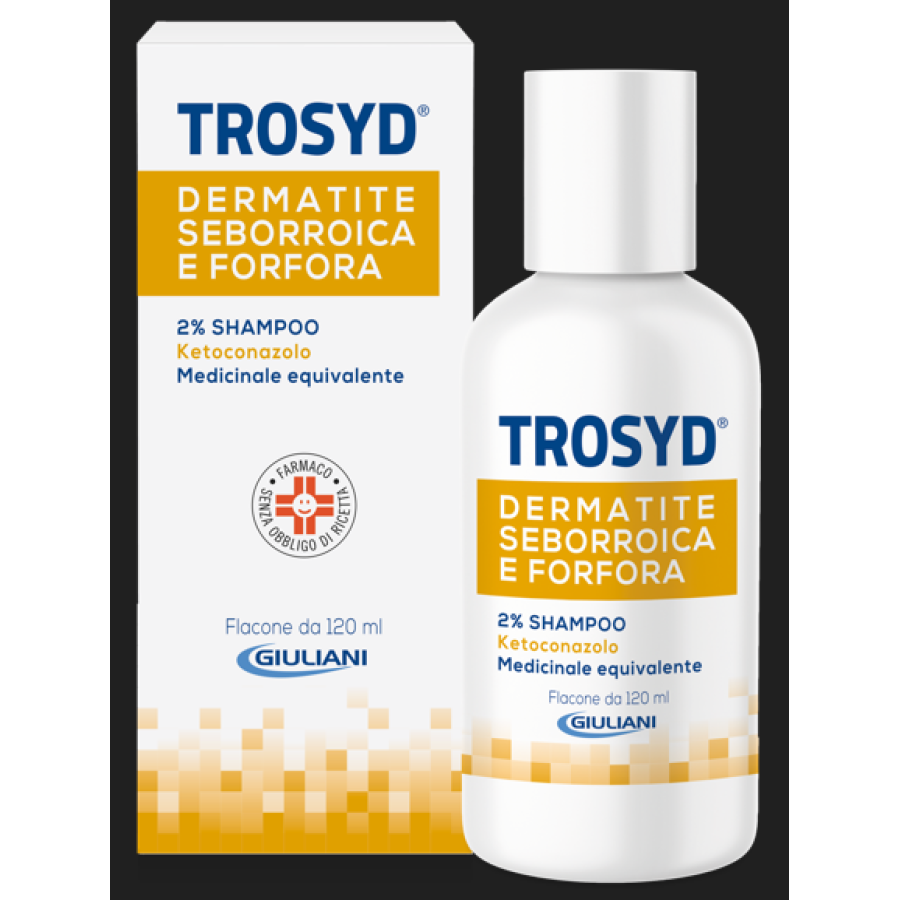 Trosyd 2% Ketoconazolo Shampoo Dermatite Seborroica e Forfora 120ml Trosyd 2% Ketoconazolo Shampoo Dermatite Seborroica e Forfora 120ml