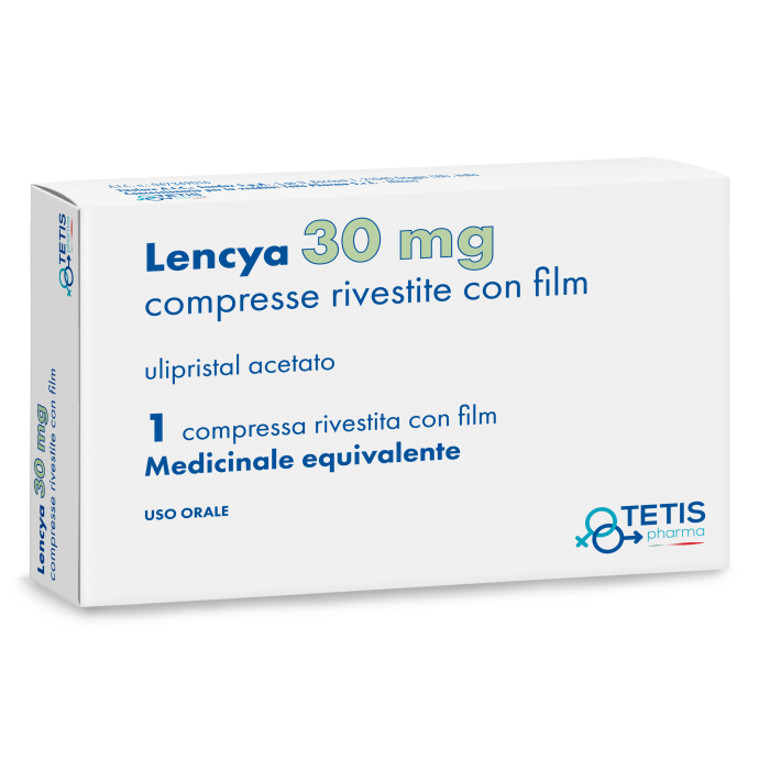 LENCYA 30mg 1 Cpr Riv. LENCYA 30mg 1 Cpr Riv.