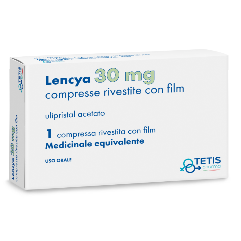 LENCYA 30mg 1 Cpr Riv. LENCYA 30mg 1 Cpr Riv.