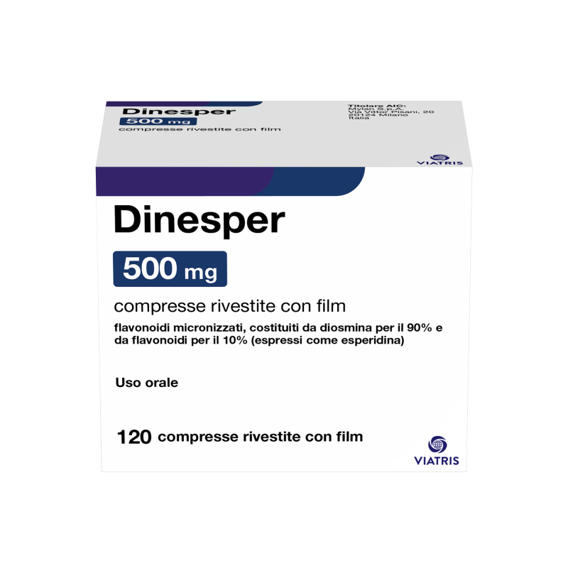Dinesper 500 mg compresse rivestite con film 120 compresse in blister Dinesper 500 mg compresse rivestite con film 120 compresse in blister
