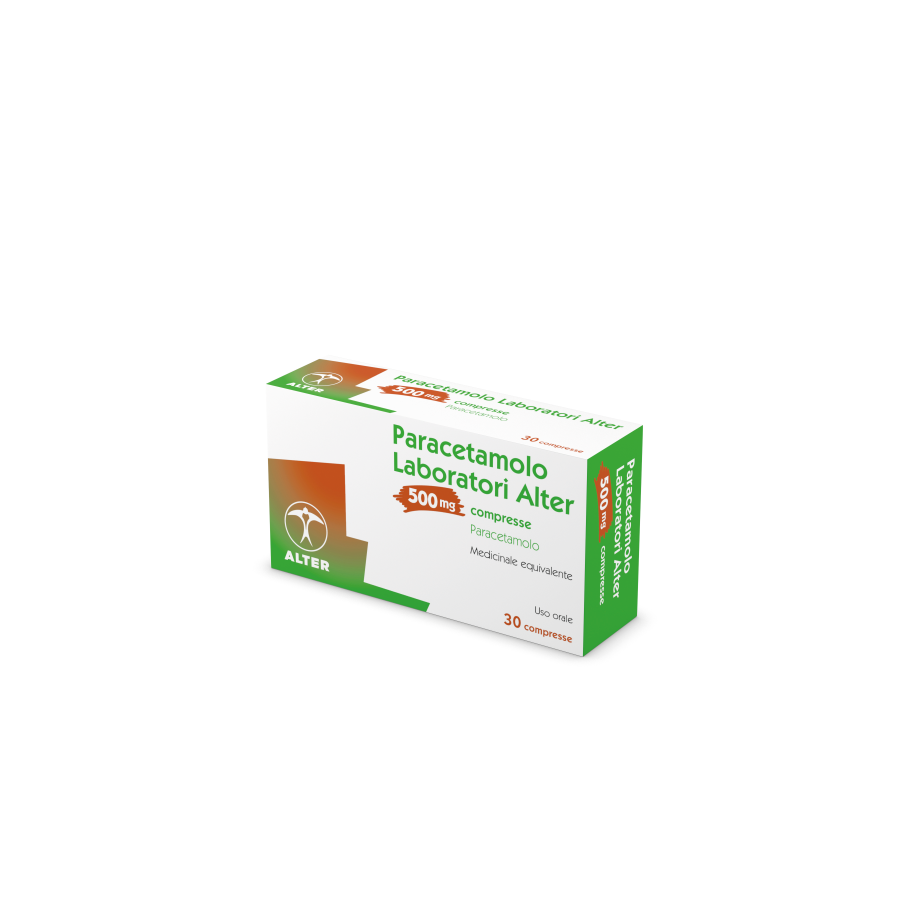 PARACETAMOLO ALT 30CPR 500MG PARACETAMOLO ALT 30CPR 500MG