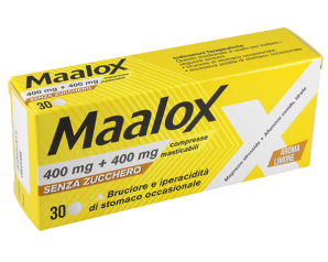 MAALOX*30CPR MAST 400MG+400MG