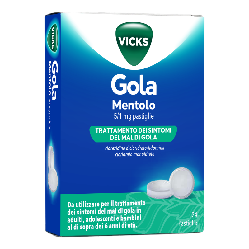 VICKS GOLA*24PAST 5+1MG MENTOL VICKS GOLA*24PAST 5+1MG MENTOL