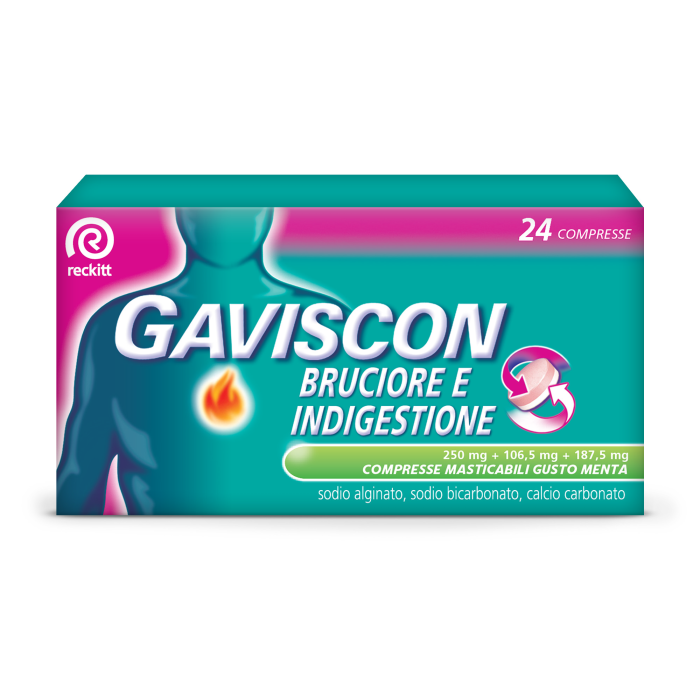 GAVISCON BRUCIORE E IND 24CPR GAVISCON BRUCIORE E IND 24CPR