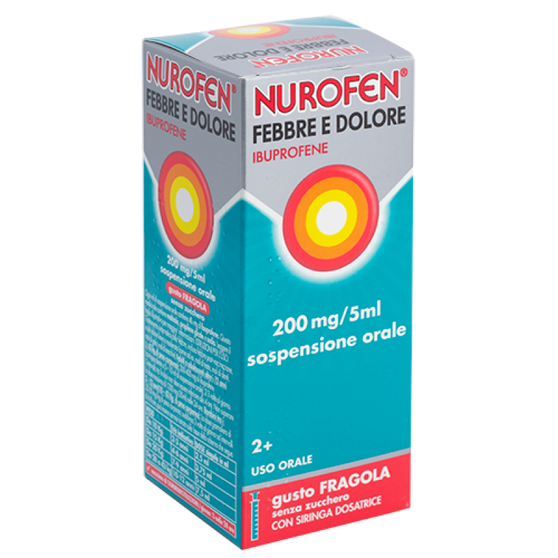 Nurofen Febbre e Dolore 200 mg/5 ml sospensione orale - ibuprofene per bambini