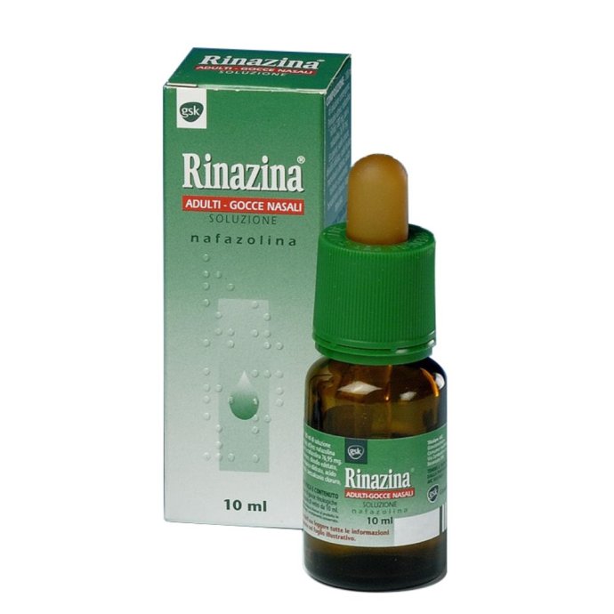 Rinazina Adulti gocce nasali 10ml 0,1% 10 Mg