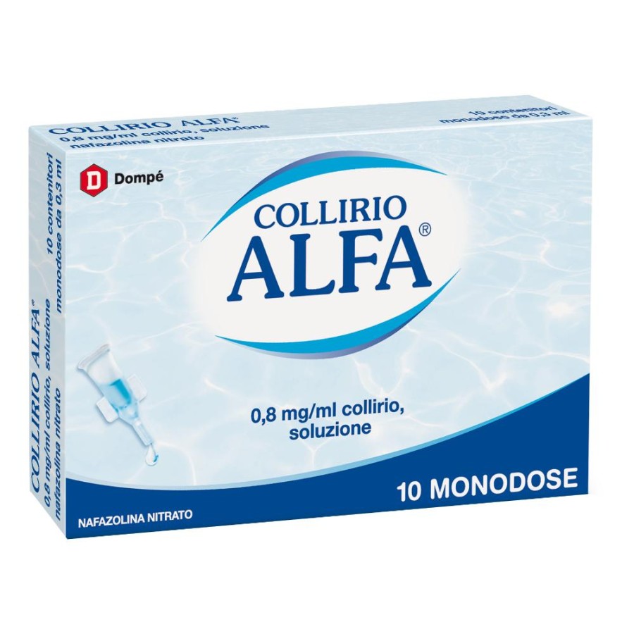 Collirio Alfa Dec 0,8 Mg/Ml Collirio, Soluzione  10 Contenitori Monodose 0,3 Ml