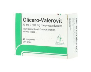 Glicerovalerovit 100 Mg Compressa Rivestita Blister 50 Compresse Rivestite