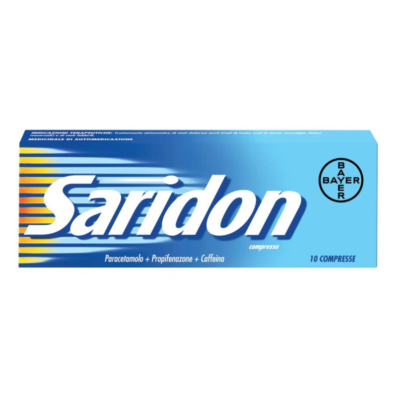 Saridon 10 Compresse Analgesico e Antipiretico Saridon 10 Compresse Analgesico e Antipiretico