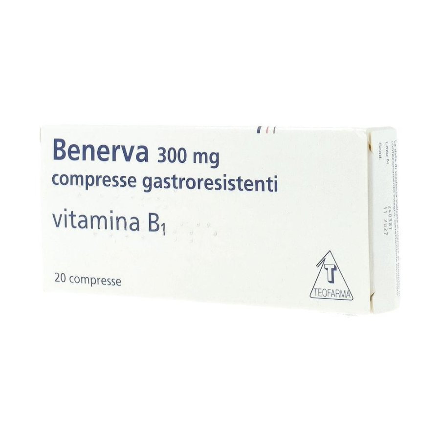 Benerva 300 Mg Compresse Gastroresistenti 20 Compresse Benerva 300 Mg Compresse Gastroresistenti 20 Compresse