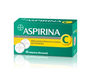 Aspirina C 400 Mg Compresse Effervescenti Con Vitamina C 10 Compresse
