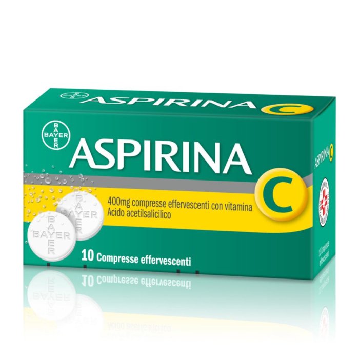 Aspirina C 400 Mg Compresse Effervescenti Con Vitamina C 10 Compresse Aspirina C 400 Mg Compresse Effervescenti Con Vitamina C 10 Compresse