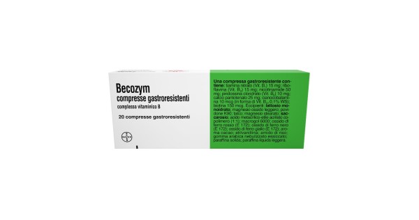 Becozym Compresse Gastroresistenti 20 Compresse | Openfarma