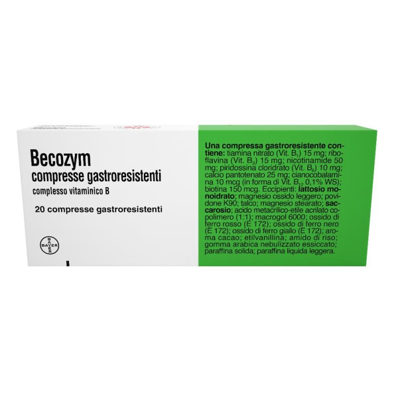 Becozym Compresse Gastroresistenti 20 Compresse