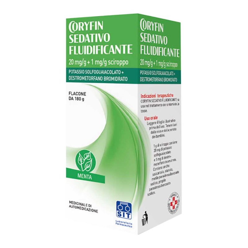 Coryfin Sedativo Fluidificante Sciroppo 180g Coryfin Sedativo Fluidificante Sciroppo 180g