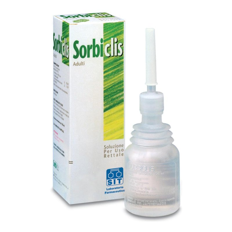 Sorbiclis Adulti Trattamento efficace della stitichezza - Soluzione Rettale 1 Flacone Da 120 Ml Sorbiclis Adulti Trattamento efficace della stitichezza - Soluzione Rettale 1 Flacone Da 120 Ml