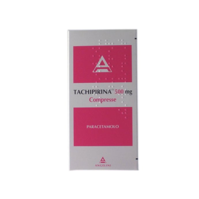 Tachipirina 500 mg 30 compresse antipiretico e analgesico Angelini Spa Tachipirina 500 mg 30 compresse antipiretico e analgesico Angelini Spa