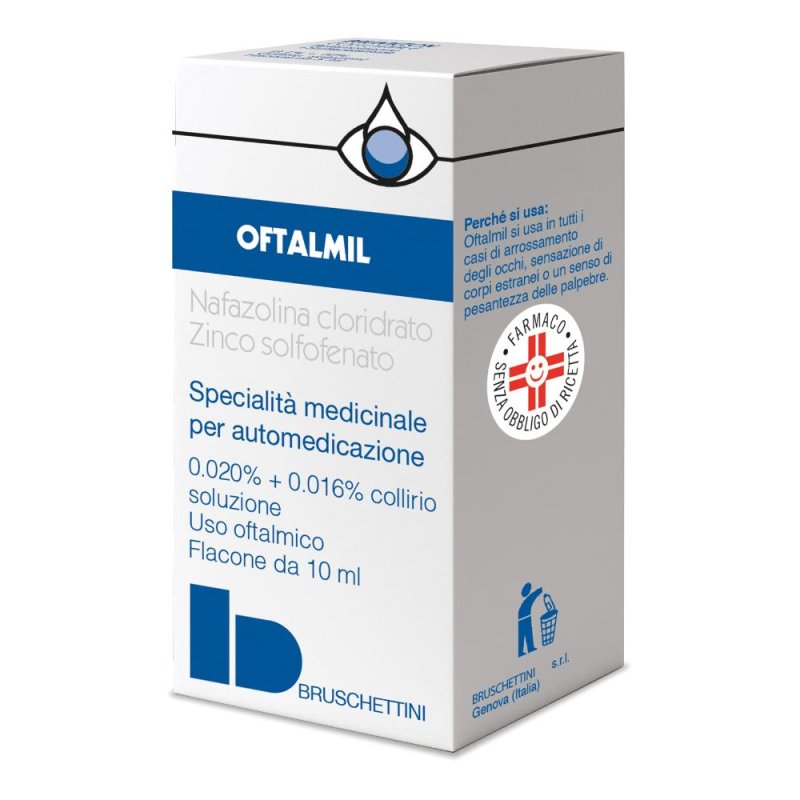 Oftalmil 0,020% + 0,016% Collirio Soluzione Flacone Da 10 Ml Oftalmil 0,020% + 0,016% Collirio Soluzione Flacone Da 10 Ml