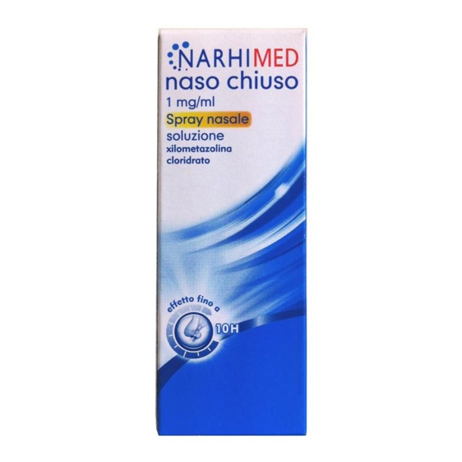 Narhimed Naso Chiuso 1 Mg/Ml Spray Nasale Soluzione Adulti 1 Flacone  Nebulizzatore Da 10 Ml