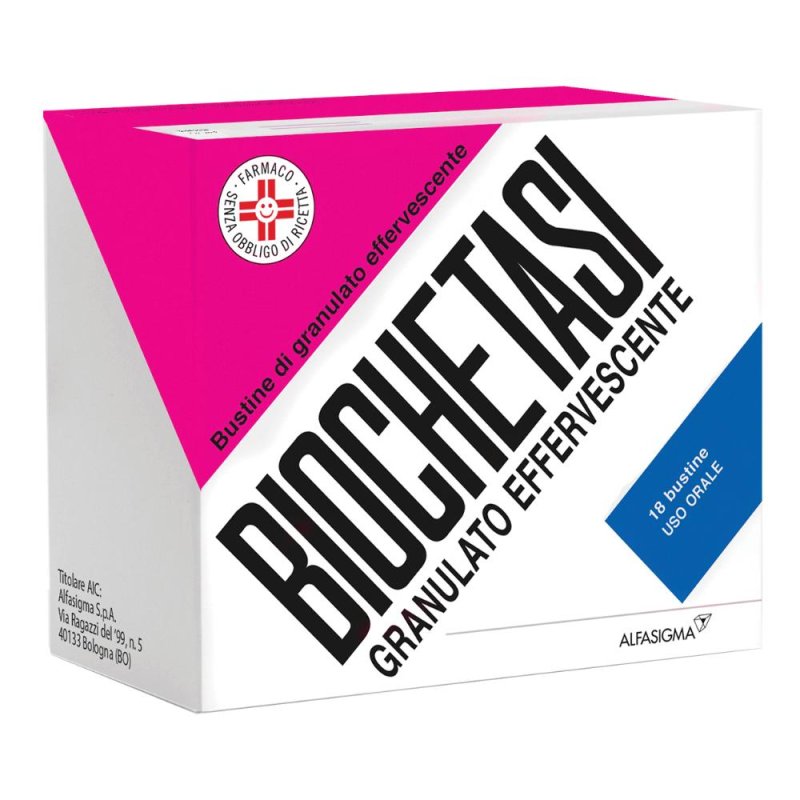 Biochetasi Granulato Effervescente per disturbi gastrici 18 bustine Biochetasi Granulato Effervescente per disturbi gastrici 18 bustine