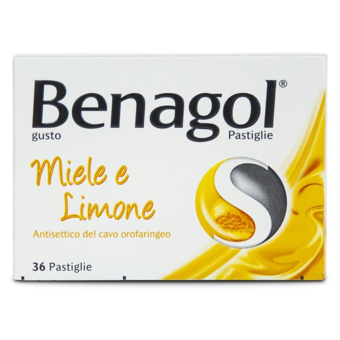 Benagol Pastiglie Gusto Miele E Limone 36 Pastiglie