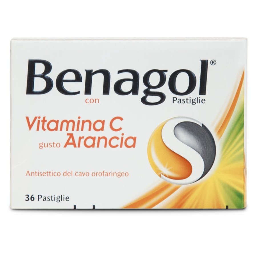 Benagol Vit C Pastiglie Con Vitamina C Gusto Arancia 36 Pastiglie