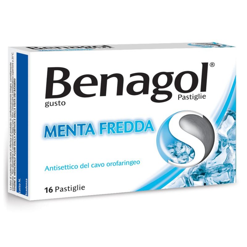 Benagol Pastiglie Gusto Menta Fredda 16 Pastiglie