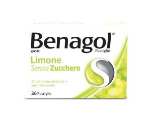 Benagol 36 Pastiglie Limone Senza Zucchero