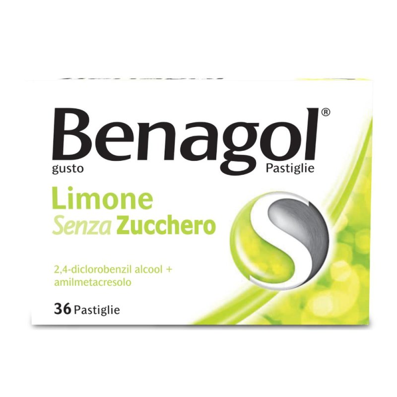 Benagol 36 Pastiglie Limone Senza Zucchero Benagol 36 Pastiglie Limone Senza Zucchero