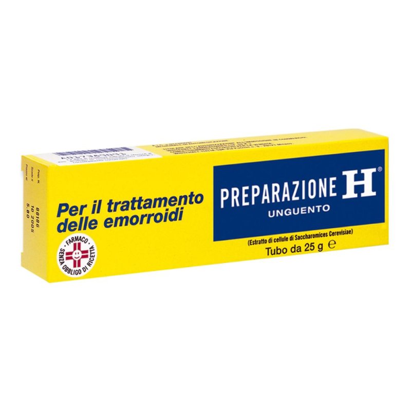 Preparazione H Pomata 25 g &ndash; Crema per Emorroidi, Sollievo Immediato da Dolore e Prurito, the Original and Efficace Trattamento Lenitivo