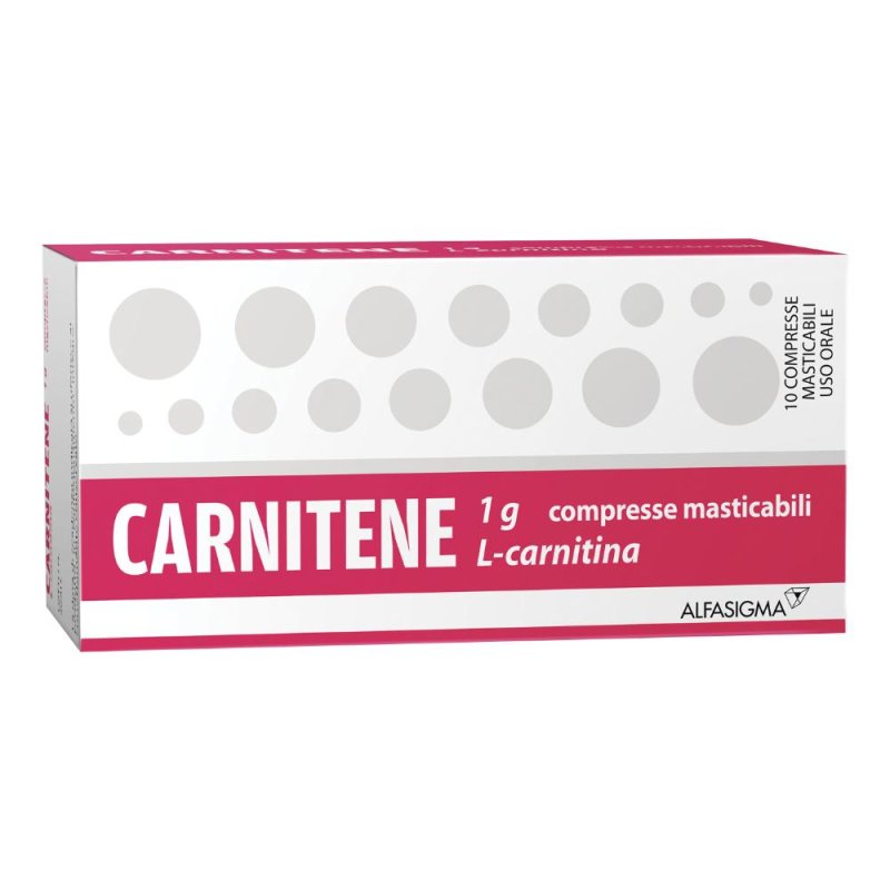 Carnitene 1 G/10 Ml Soluzione Orale 10 Contenitori Monodose Carnitene 1 G/10 Ml Soluzione Orale 10 Contenitori Monodose
