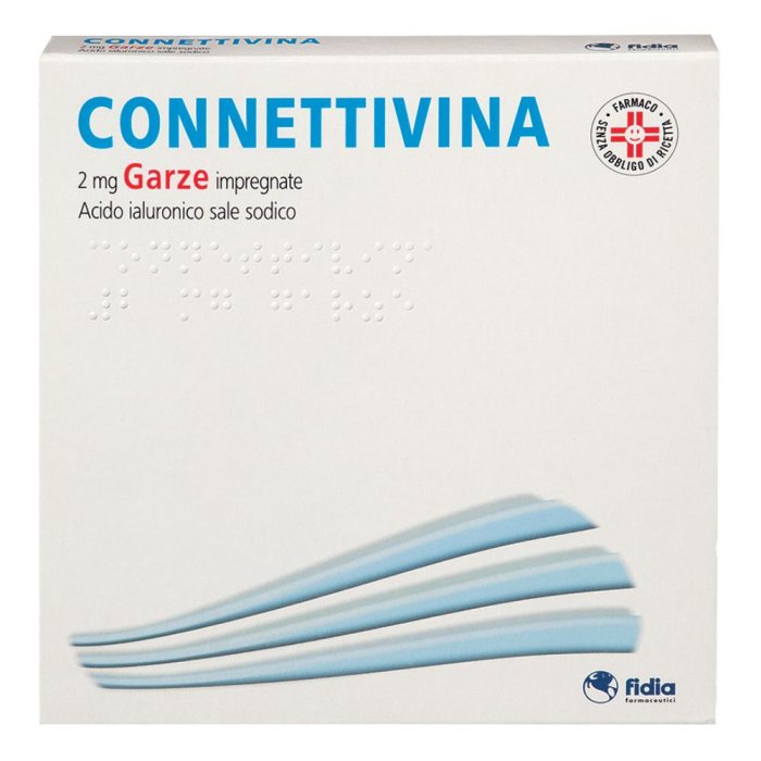 Connettivina Garze Impregnate 2 mg 10x10 cm per Ferite e Ustioni - Garze Cicatrizzanti e Lenitive Connettivina Garze Impregnate 2 mg 10x10 cm per Ferite e Ustioni - Garze Cicatrizzanti e Lenitive