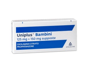 Uniplus Bambini 125 Mg + 150 Mg Supposte 10 Supposte