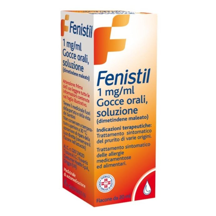 Fenistil gocce 20 ml – Antistaminico per prurito e allergie Fenistil gocce 20 ml – Antistaminico per prurito e allergie