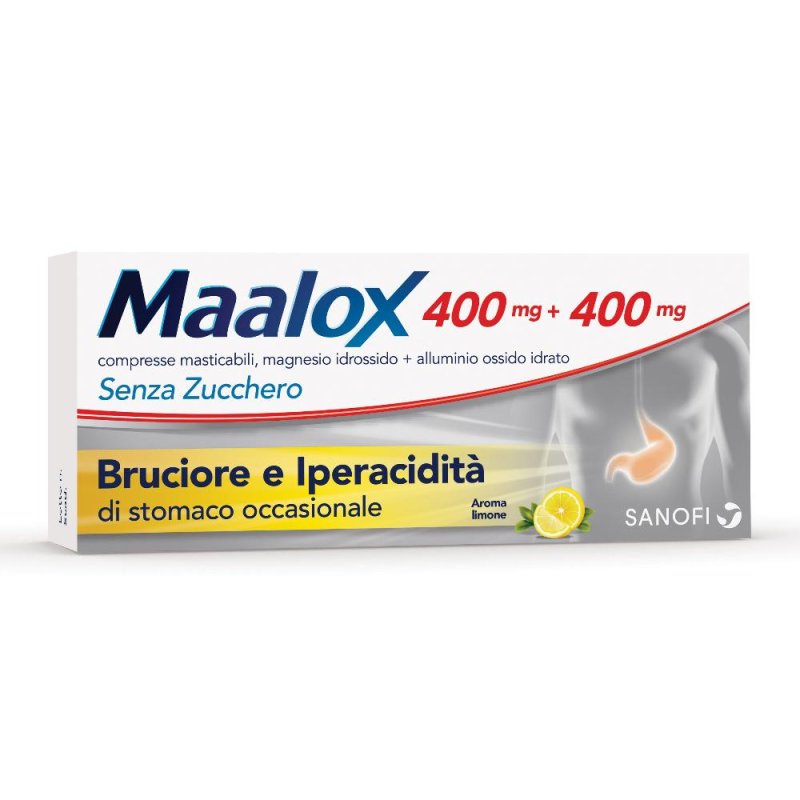 MAALOX-S/Z 30 Cpr 400+400mg MAALOX-S/Z 30 Cpr 400+400mg