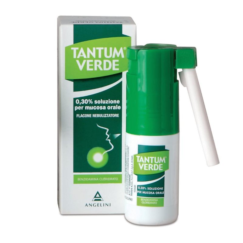 Tantum Verde 0,30% Soluzione Per Mucosa Orale Flacone Nebulizzatore 15 Ml