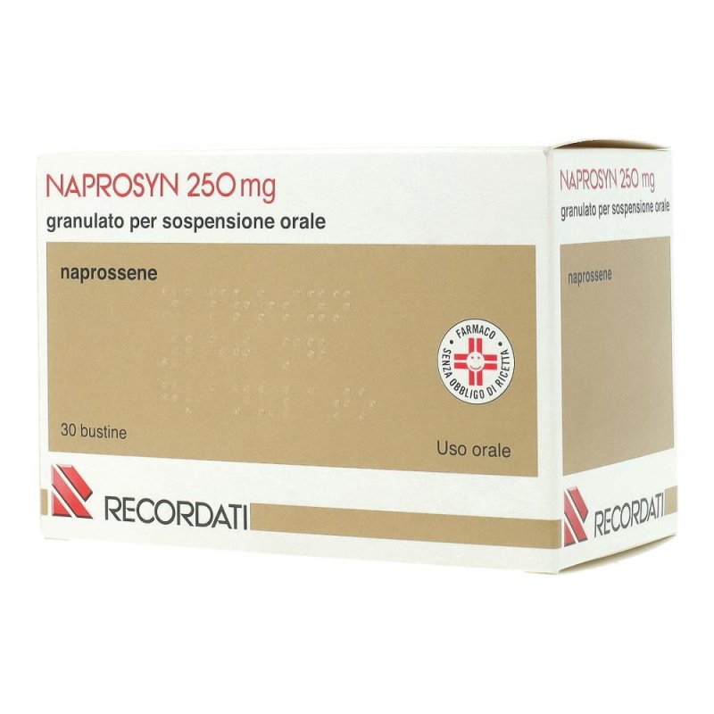 Naprosyn-Mite Naprosyn Naprossene 250 milligrammi Granulato per Sospensione Orale 30 Bustine Antidolorifico Antinfiammatorio Naprosyn-Mite Naprosyn Naprossene 250 milligrammi Granulato per Sospensione Orale 30 Bustine Antidolorifico Antinfiammatorio