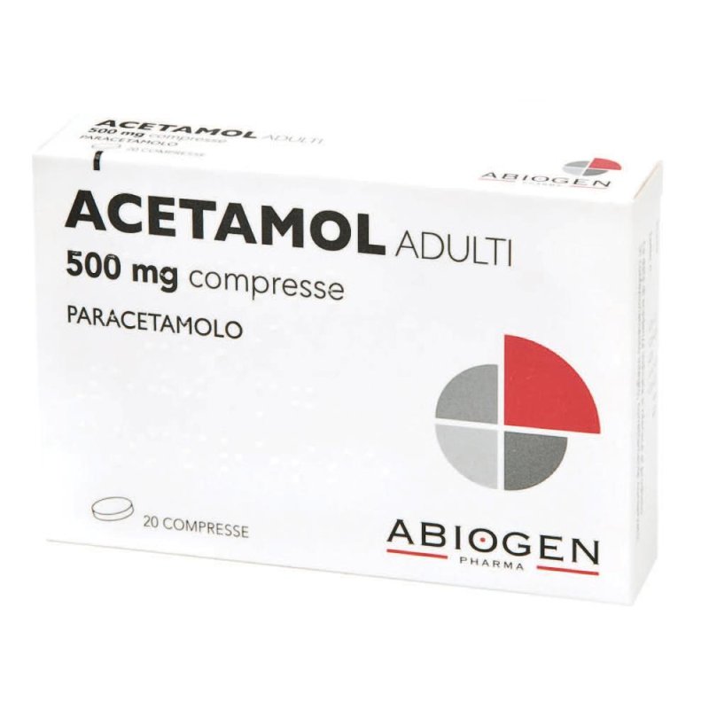Acetamol 500 mg Adulti Paracetamolo 20 Compresse Acetamol 500 mg Adulti Paracetamolo 20 Compresse