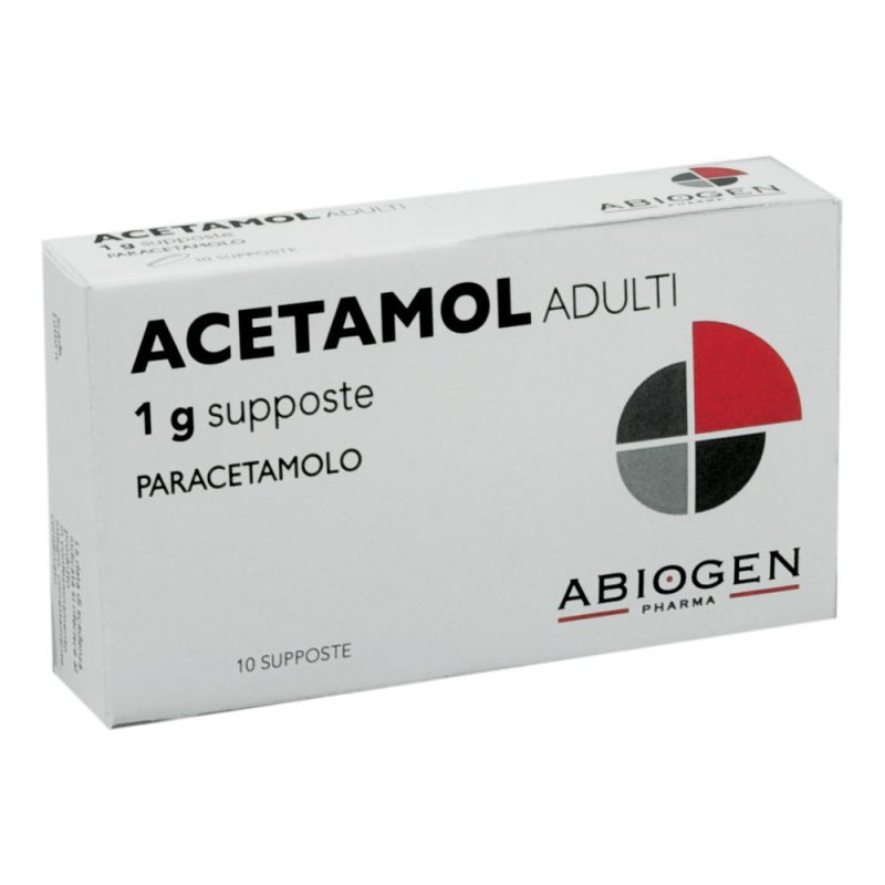 Acetamol Adulti 1 g 10 Supposte Paracetamolo Acetamol Adulti 1 g 10 Supposte Paracetamolo