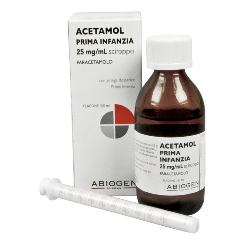 Acetamol Prima Infanzia Sciroppo 125mg 100ml Acetamol Prima Infanzia Sciroppo 125mg 100ml