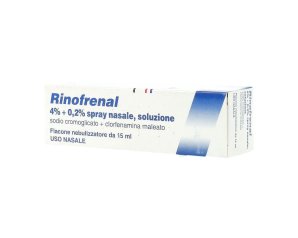 Rinofrenal 4% + 0,2% Spray Nasale, Soluzione 1 Flacone Nebulizzatore 15 Ml