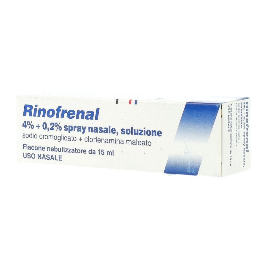 Rinofrenal 4% + 0,2% Spray Nasale, Soluzione 1 Flacone Nebulizzatore 15 Ml Rinofrenal 4% + 0,2% Spray Nasale, Soluzione 1 Flacone Nebulizzatore 15 Ml
