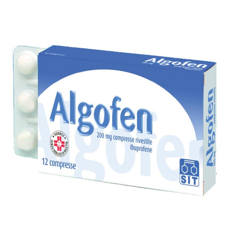 Algofen 200 mg Ibuprofene Analgesico 12 Compresse Rivestite