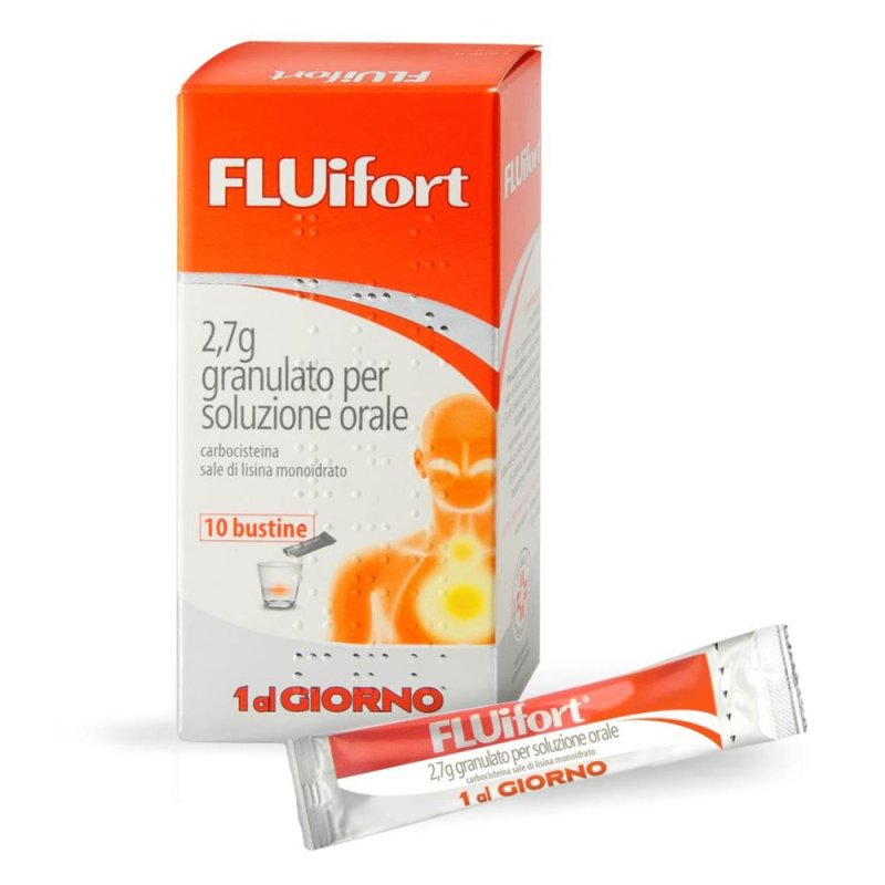 Fluifort 2,7 G Granulato Per Soluzione Orale 10 Bustine Fluifort 2,7 G Granulato Per Soluzione Orale 10 Bustine
