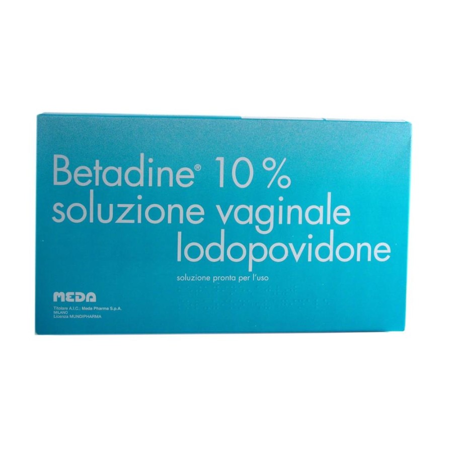 Betadine 10% Concentrato E Solvente Per Soluzione Vaginale 5 Flaconi 140 Ml + 5 Fialoidi 10 Ml + 5 Cannule