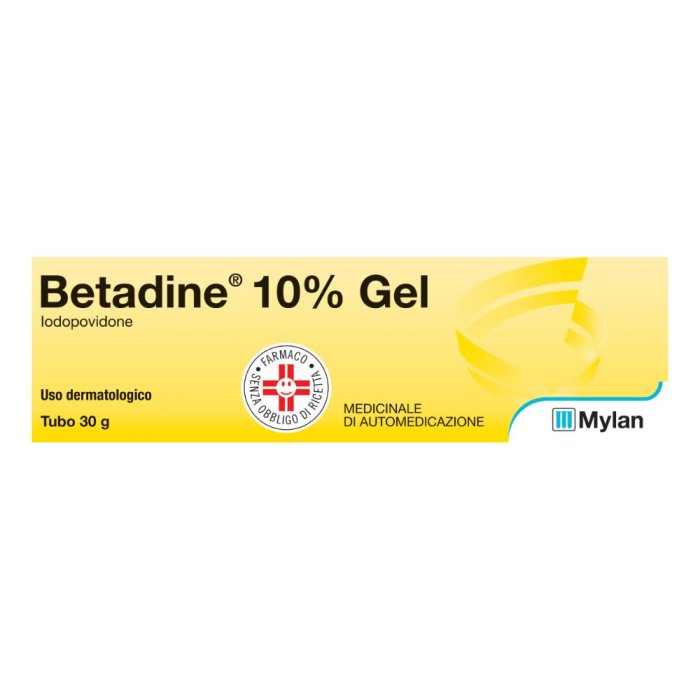 Betadine 10% Gel Tubo 30 G Betadine 10% Gel Tubo 30 G