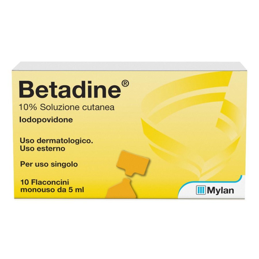 Betadine Sol Cut 10Fl 5Ml 10%