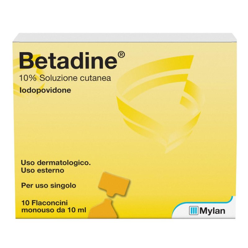 Betadine Sol Cut 10Fl 10Ml 10%