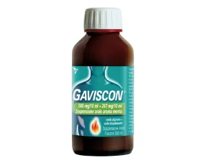 Gaviscon 500mg+267mg/10ml Sospensione Orale Aroma Menta 200ml