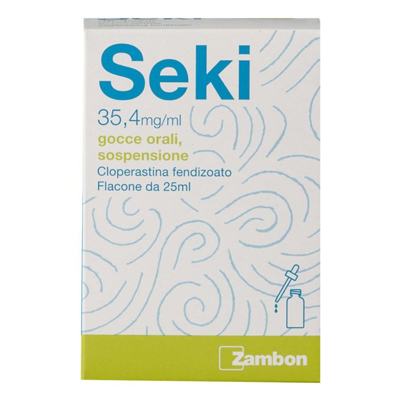 Seki 35,4 Mg/Ml Gocce Orali, Sospensione 1 Flacone 25 Ml Seki 35,4 Mg/Ml Gocce Orali, Sospensione 1 Flacone 25 Ml